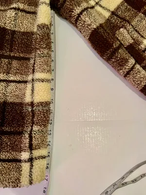 Plaid Snap Button Sherpa Teddy Jacket/ Coat thumbnail 12