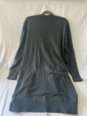 Duluth Open Front Fly Away Long Sleeve Cardigan Sweater Loose Slouchy Pockets L thumbnail 6
