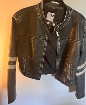 SO Leather Jacket Black thumbnail 1