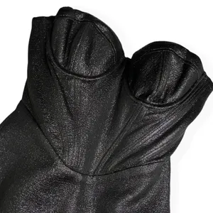 House Of CB Eevi Mini Dress, Black Sparkle, XS thumbnail 8