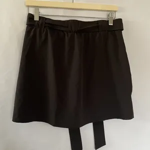 Kyodan women's size small‎ black skort skirt pockets elastic waistband belted thumbnail 6