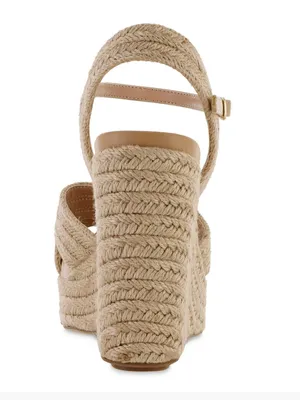 MIA Alouette Woven Wedges natural jute sandals size 7.5 NEW thumbnail 2