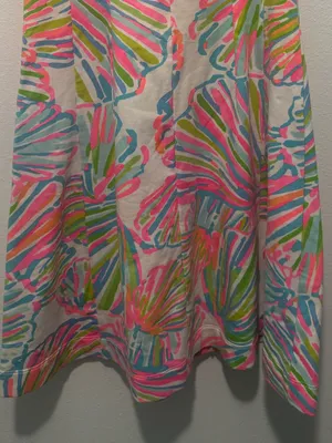 Lilly Pulitzer Pastel Shell-Print Sleeveless Shift Dress - Pink Multi thumbnail 7
