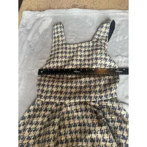 BCBGMAXAZRIA Unbranded Houndstooth Pinafore Dress SIZE M thumbnail 9