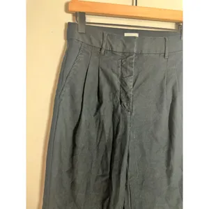 Wilfred Free Day Off Pant Black High Rise Pleated Straight Leg Trousers Size 4 thumbnail 2