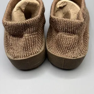 Orthopedic Mesh Knit Sock Shoe Size Large Womens 9 10 Brown Slip on Comfort thumbnail 6