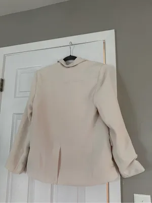 A New Day Cream Double-Breasted Blazer Jacket thumbnail 6