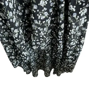 ASTR The Label Midi Dress Sz S Floral High Low Tiered Ruffle thumbnail 8