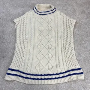 Anthropologie Callahan Viv Mock Neck Cable Knit Sweater Vest Size S thumbnail 3
