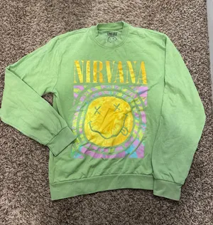Nirvana sweatshirt Green Size M thumbnail 1