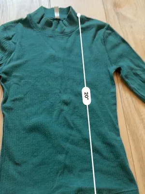 Free People The Rickie Ribbed Mock Neck Top Forest Green SP thumbnail 5