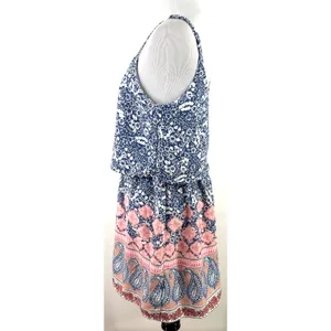 Abercrombie & Fitch Paisley Print Spaghetti Strap Dress Size Small thumbnail 7