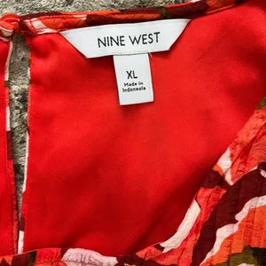 Nine West Womens maxi dress LIKE NEW🧡💙🤍 thumbnail 7