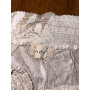 Ocean Drive Smocked Shorts Palm Leaf Print Tassel Detail Casual Size L‎ thumbnail 5