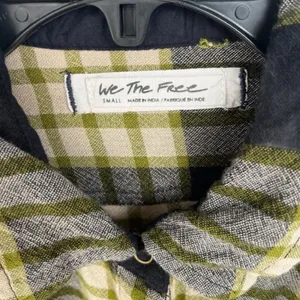 We the Free pacific dawn plaid wool blend shirt PLAID SIZE SMALL thumbnail 6