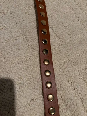 Brown Gold Studded Statement Belt Western Boho thumbnail 4