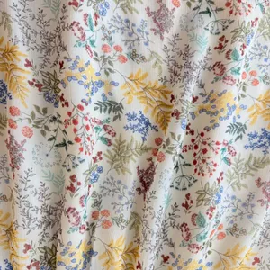 Altar'd State Floral Smocked Mini Dress S Cottagecore Botanical Ruffle thumbnail 7