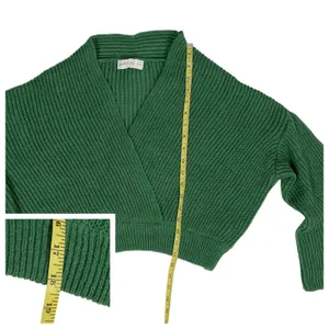 Petal & Pup Brinley Crop Sweater - Green - Large thumbnail 5