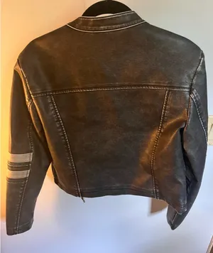 SO Leather Jacket Black thumbnail 2