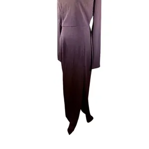 Lulus Flawless Esteem Black Long Sleeve Cutout‎ Column Gown Size Medium NWT thumbnail 2