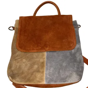 Free People We The Free Paris Suede Convertible Backpack Purse Messenger Bag thumbnail 5