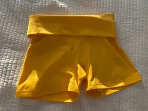 Young la biker shorts Yellow thumbnail 1