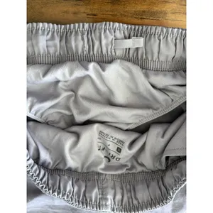 Nike Dri-Fit Lined Athletic Shorts Womens SMALL Stretchy Drawstring Grey thumbnail 7