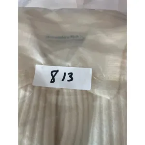 Abercrombie & Fitch Ribbed Pearl Button Crop Cardigan Women S Cream Soft Girl thumbnail 9