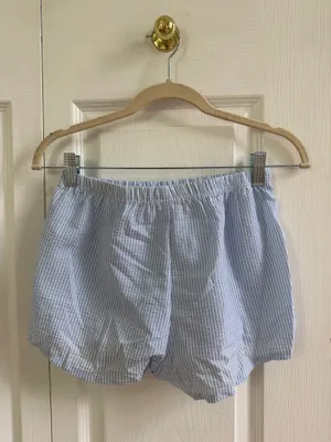 Shein Striped Shorts Blue thumbnail 2