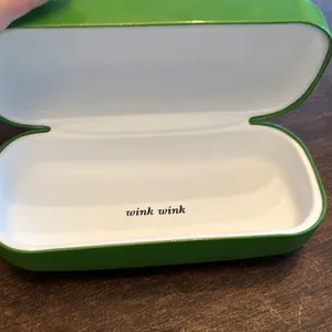 Kate spade green sunglasses case thumbnail 2