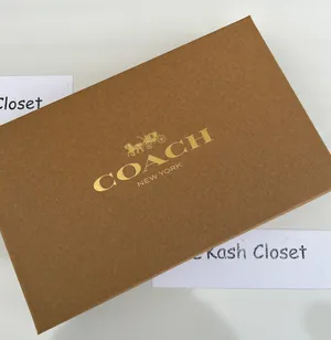 Coach Boxed Corner Zip Wristlet With Disco Star Print thumbnail 6