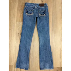 Armani Exchange A|X Vintage Y2K Low Rise Bootcut Jeans Blue 0 Short Womens thumbnail 6