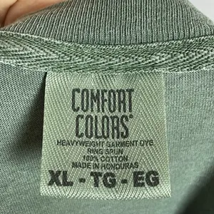 Comfort Colors Halloween‎ T-Shirt Ghost Bats Cutesy Short Sleeve Army Green Crew Neck Size XL thumbnail 7