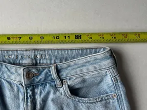 American Eagle Sz 10 Strigid Mom Jeans high rise denim Pants thumbnail 7