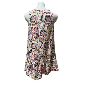 LOFT Women's Paisley Floral Swing Dress Size 2 Standard Knee Length Sleeveless thumbnail 5