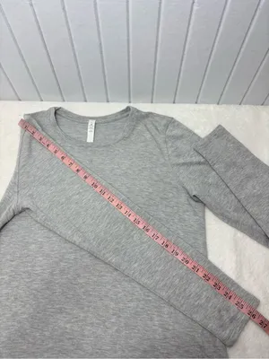 lululemon athletica Heather Gray Crewneck‎ Pullover thumbnail 7
