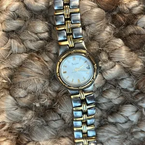Bulova Women Watch Stainless Steel Gold Silver WR Battery White Date Quartz thumbnail 13