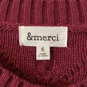 Merci Oversized Sweater size S excellent condition long 35” thumbnail 5