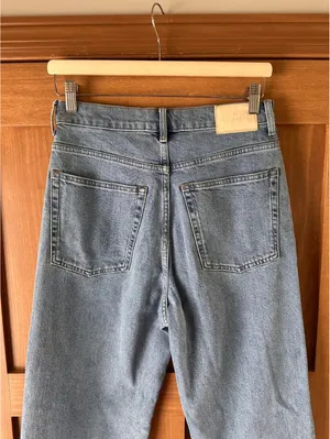 Everlane The Way High Jean Straight Organic Cotton Light Wash Women’s size 27 R thumbnail 6