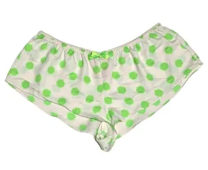 Betsey Johnson Intimates Green Dot Silky Luxe 2-Piece Pajama Short Set Small NEW thumbnail 11
