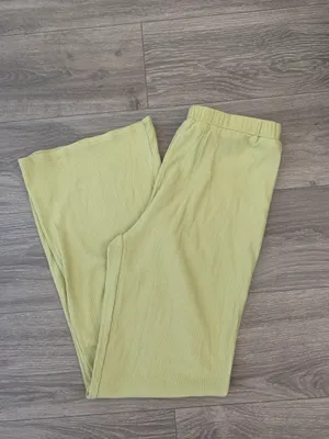 Lounge Lulu’s Light Green Ribbed Wide-Leg Pants thumbnail 11