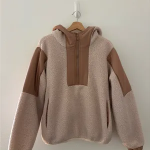 Free People FP Movement Lead The Pack pullover fleece in ivory thumbnail 2