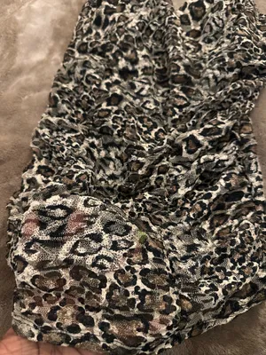 Animal print vintage express ruched top thumbnail 3