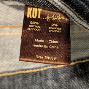 KUT From The Kloth Jeans Womens 4 Bootcut Boot Leg Stretch Dark Faded Denim Wash thumbnail 4