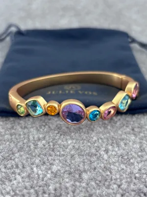 NWOT Julie Vos Kaleidoscope Hinge Bracelet thumbnail 6