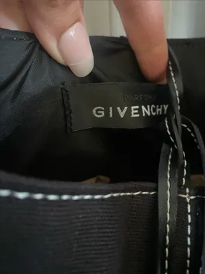 GIVENCHY PARFUMS LADIES vintage LARGE CANVAS BAG thumbnail 5