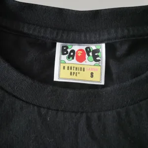 Authentic BAPE A Bathing Ape Womens Small Black Camo Logo Graphic Tee Shirt thumbnail 4