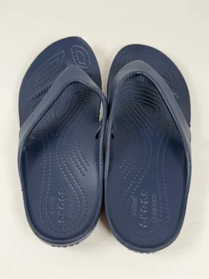 Crocs Iconic Comfort Flip Flops Women’s Size 8 Navy Blue Lightweight Sandals thumbnail 7