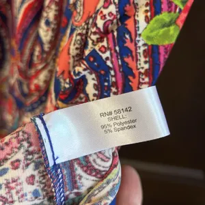 NWT Boston Proper Paisley Floral Bell Sleeve Peasant Dress Size 8 thumbnail 6