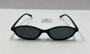 black oval sunglasses / 90s oval sunglasses thumbnail 1